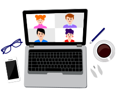 制作ディレクターと直接電話打ち合わせ